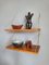 Norwegische Vintage Regale aus Teak & Messing, 1970er, 2er Set 4