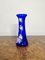 Antique Mary Gregory Blue Glass Vase, 1890 4