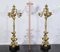 Restauration Gilded Bronze Candelabras, Early 19th Century, Set of 2 2