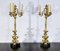 Restauration Gilded Bronze Candelabras, Early 19th Century, Set of 2 1