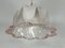 Ceiling Light in Pink and White Murano Glass from La Murrina, Italy, 1970s, Image 8