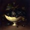 Salvatore Marinelli, Vase with Black Grapes, 20th Century, Oil on Canvas, Framed 2