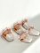 Sconces in Pink and White Murano Glass from La Murrina, Italy, 1970s, Set of 5 7