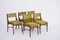 Mid-Century Modern Green Dining Chairs by Ico Parisi, 1960s, Set of 5 1