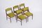 Mid-Century Modern Green Dining Chairs by Ico Parisi, 1960s, Set of 5 3