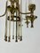 Mid-Century Brass and Opaline Glasses Chandelier from Arredoluce Monza, Italy, 1950s, Image 4