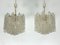 Murano Glass Chandeliers by Venini, Italy, 1970s, Set of 2, Image 1
