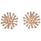 Pink Gold Pistillo Chandelier Table Lamps or Wall Lamps from Valenti Milano, 2010, Set of 2, Image 1
