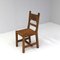Brutalist Chairs with Rush Seats, Set of 6, Image 6