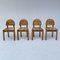 Pinewood Chairs attributed to Rainer Daumiller, Set of 4, Image 1