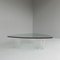 Vintage Glass Coffee Table with Plastic Legs, Set of 4 10