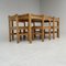 Wood Dining Table and Chairs attributed to Ilmar Tapiovaara for Laukaan Puu, Set of 6, Image 11