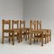 Tavolo da pranzo in legno e sedie attribuiti a Ilmar Tapiovaara per Laukaan Puu, set di 6, Immagine 15