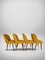 Mid-Century Lollipop Chairs in Yellow Checkered Upholstery by Oswald Haerdtl, Set of 4, Image 5
