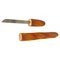 French Wood Bread Knife with Cover, 20th Century, Set of 2 1