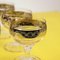 Vintage Crystal Ice Cream Cups with Silver Engravings, 1960s 3