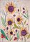 Romina Milano, Summer Sunflower, 2023, Acrylic on Paper 1