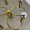 Round Brass Ceiling Light, Germany, 1980s, Image 8