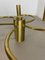 Round Brass Ceiling Light, Germany, 1980s, Image 17