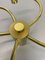 Round Brass Ceiling Light, Germany, 1980s, Image 15