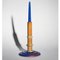 Bougeoir Lustre Bleu Orange par Ceramiche Lega 1