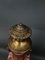 19th Century Japanese Porcelain Lamp Base with Bronze and Birds 5