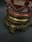 19th Century Japanese Porcelain Lamp Base with Bronze and Birds 6