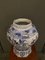 Chinese Delft Decor Fô dog Vase, Mid-20th Century 6