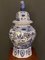 Chinese Delft Decor Fô dog Vase, Mid-20th Century, Image 4