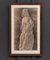 Statue der Jungfrau mit Kind, Anfang 20. Jh., Kohlezeichnung, gerahmt 2