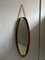 Vintage Oval Mirror with Teak Frame, 1960s 1