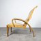 Beech and Rattan Sun Lounger, 1940s 5