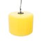 Yellow Glass Pendant Light, 1960s 4