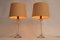 Mouth-Blown Table Lamps with Cream Lampshades by Ingo Maurer, 1960s, Set of 2 9