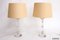 Mouth-Blown Table Lamps with Cream Lampshades by Ingo Maurer, 1960s, Set of 2, Image 13