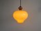 Caramel Brown Glass Pendant Lamp by Hans Agne Jakobsson for Staff Leutchen 4