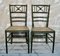 Antique French Napoleon III Faux Bamboo Opera Chairs, 1840, Set of 2 1