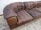 Modulares DS 11 Ecksofa aus Braunem Leder von de Sede, 1960er, 7 . Set 4