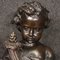 Französischer Künstler, Cherub Statue, Anfang 20. Jh., Metall 3