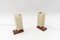 Scandinavian Table Lamps in Teak and Acrylic Granulate, 1960s, Set of 2 1