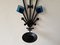 Sculptural Iron and Blue Glass Candle Sconce from Dantoft, 1960s, Image 5