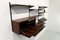 Danish Modern Three-Bay Wall Unit in Rosewood by Kai Kristiansen for FM, 1960s, Image 3