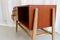 Danish Modern Teak and Oak Console Table with Cane Shelf, 1960s, Image 13