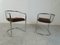 Vintage Cantilever Dining Chairs in Chrome, 1970s, Set of 4 2