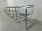 Vintage Cantilever Dining Chairs in Chrome, 1970s, Set of 4, Image 5