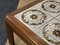 Vintage Coffee Table in Teak and Tiled Tray, 1970s 4