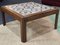 Vintage Coffee Table in Teak and Tiled Tray, 1970s, Image 7