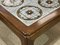 Vintage Coffee Table in Teak and Tiled Tray, 1970s 5