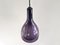 Vintage Purple and White Glass Pendant Lamps, 1960s, Set of 2 3