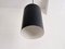 Danish Black Cylinder Pendant Lamps by Eila & John Meiling for Louis Poulsen, 1967, Set of 3 9